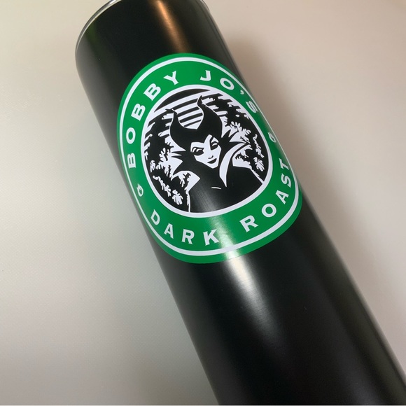 personalized custom 20 oz Triple Insulated Tumblers with aluminum straw - Picture 2 of 9